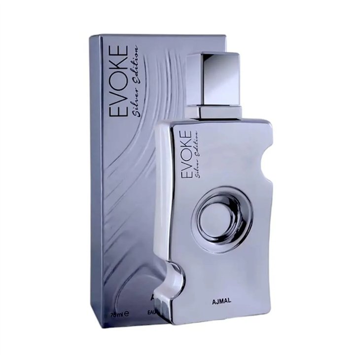 Ajmal Evoke Eau De Parfum Silver Edition 75ml - unisex - Teknashop Ltd