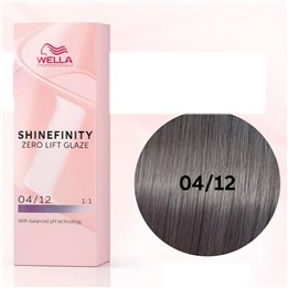 Wella Shinefinity Zero Lift Glaze Tinte 04-12 60ml - unisex - Teknashop Ltd