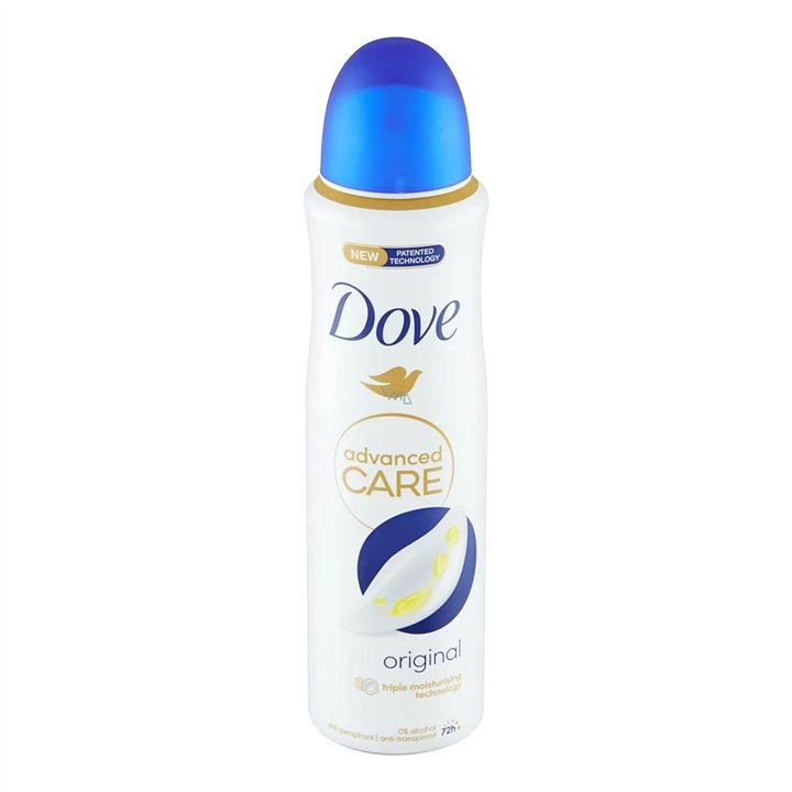 Dove Original Spray 0 Alcohol Anti-Transpirant 150ml Spray - unisex - Teknashop Ltd