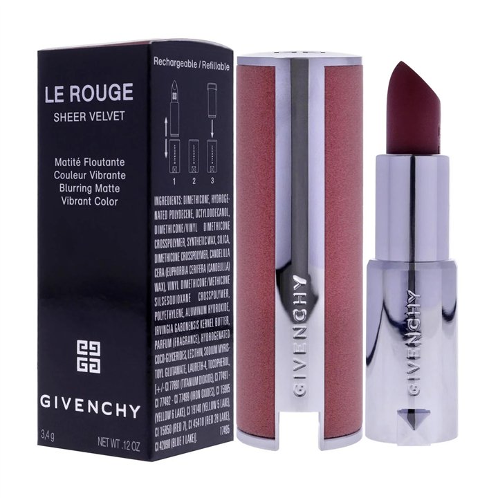 Givenchy Le Rouge Sheer Velvet N 16 Nude Boisé - unisex - Teknashop Ltd