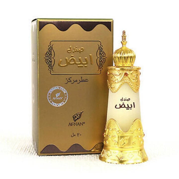 Afnan Sandal Abiyad Concentrated Perfume Oil 20ml - unisex - Teknashop Ltd