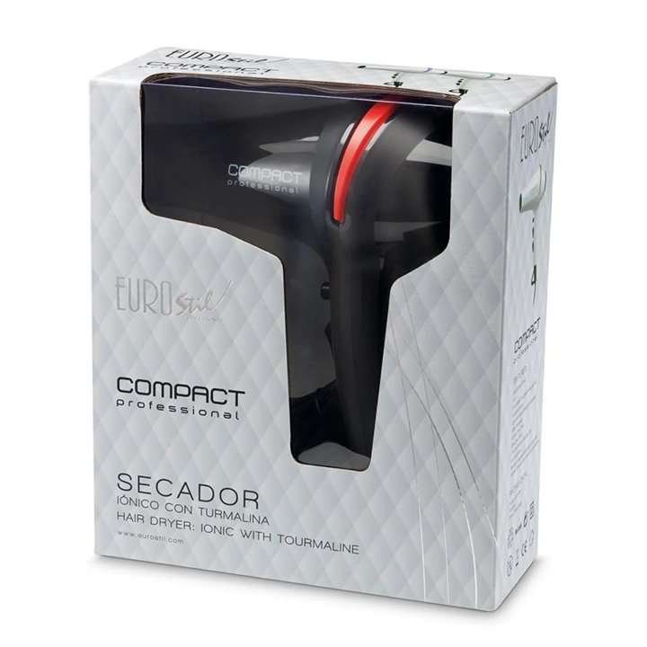 Eurostil Compact Profesional Secador Con Turmalina 2000w 1un - unisex - Teknashop Ltd
