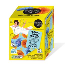 Organic Shop Floral Bath Bolsitas De Te Blooming Paradise 280un - unisex - Teknashop Ltd