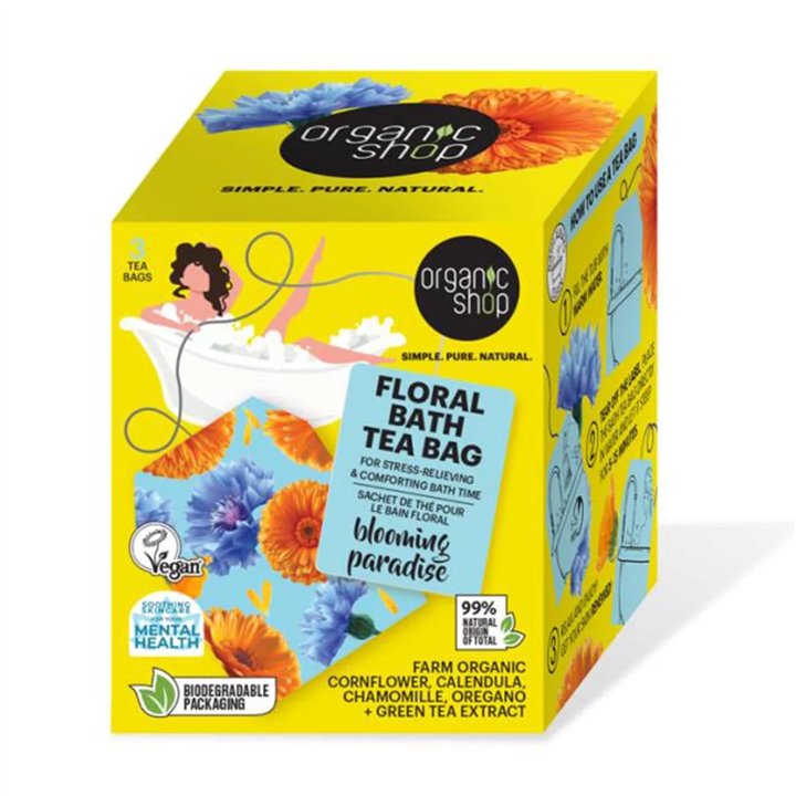 Organic Shop Floral Bath Bolsitas De Te Blooming Paradise 280un - unisex - Teknashop Ltd