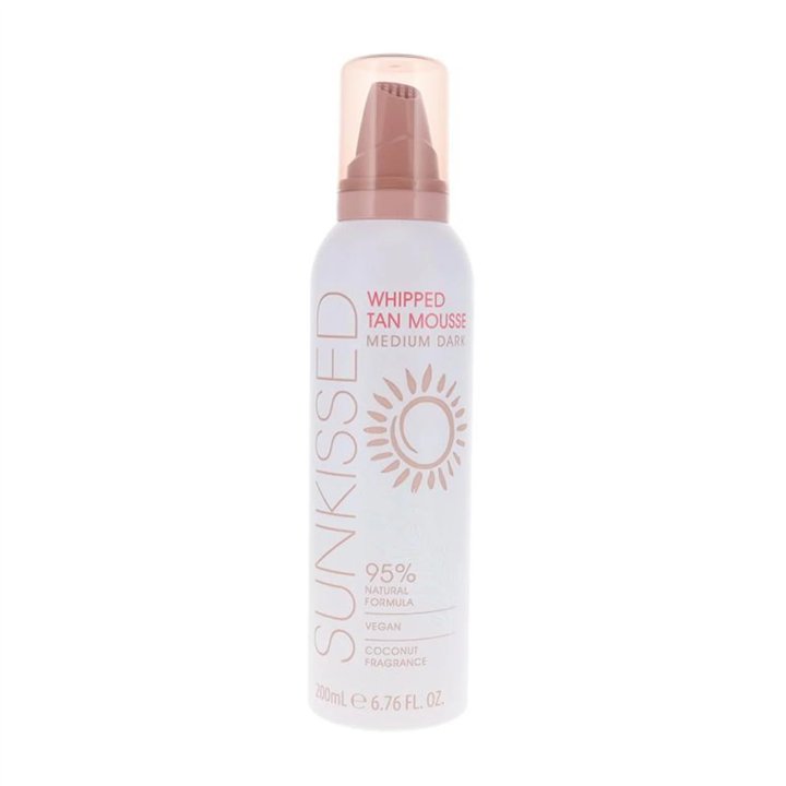 Sunkissed Whipped Tan Mousse Medium Dark Spray 200ml Spray - unisex - Teknashop Ltd