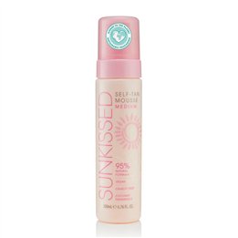 Sunkissed Self-Tan Mousse Medium Coconut Fragrance 200ml - unisex - Teknashop Ltd