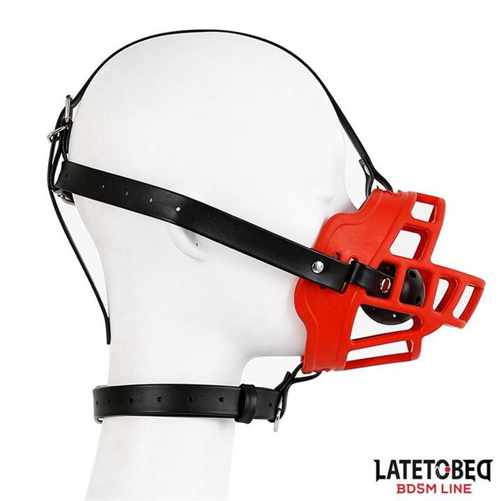 Muzzle with Breathable Gag Ball - 8436615001798 - Teknashop Ltd