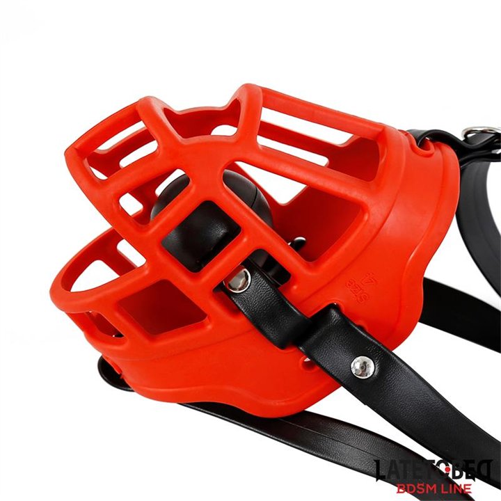 Muzzle with Breathable Gag Ball - 8436615001798 - Teknashop Ltd