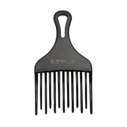 Eurostil Peine Ahuecador Doble Pua Grande Negro Negro 1un - unisex - Teknashop Ltd