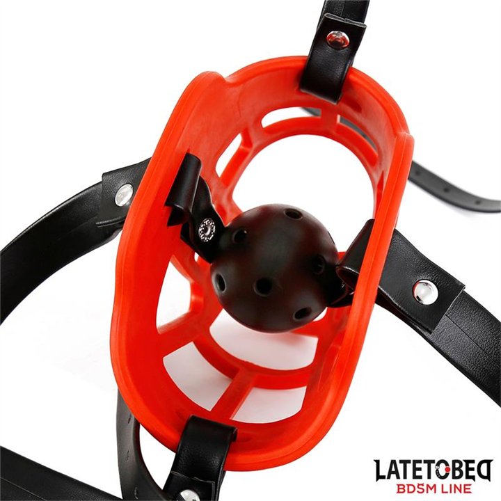 Muzzle with Breathable Gag Ball - 8436615001798 - Teknashop Ltd