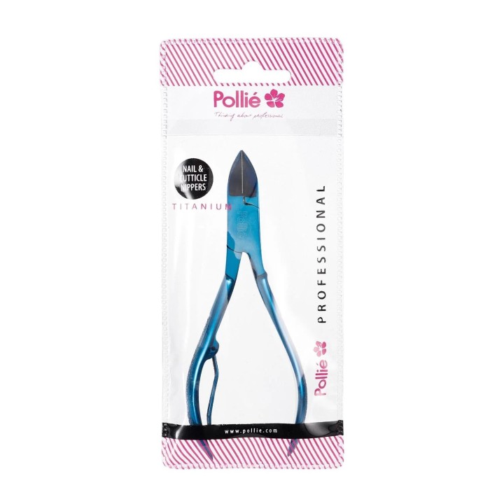 Eurostil Titanio Corta-Uñas Azul 11cm 1un - unisex - Teknashop Ltd