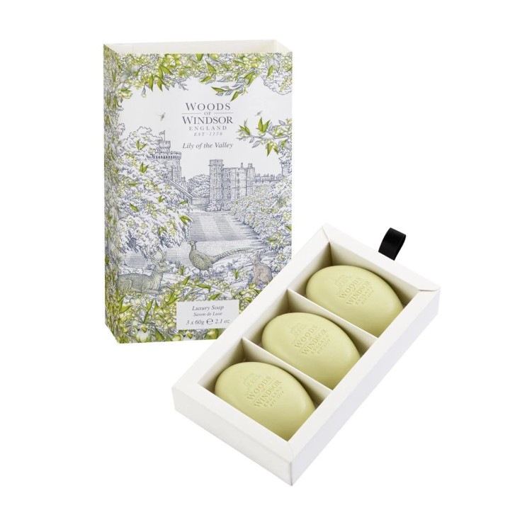 Woods Of Windsor Woods Windsor Lilly Of The Valley Jabon Luxury 62ml - unisex - Teknashop Ltd