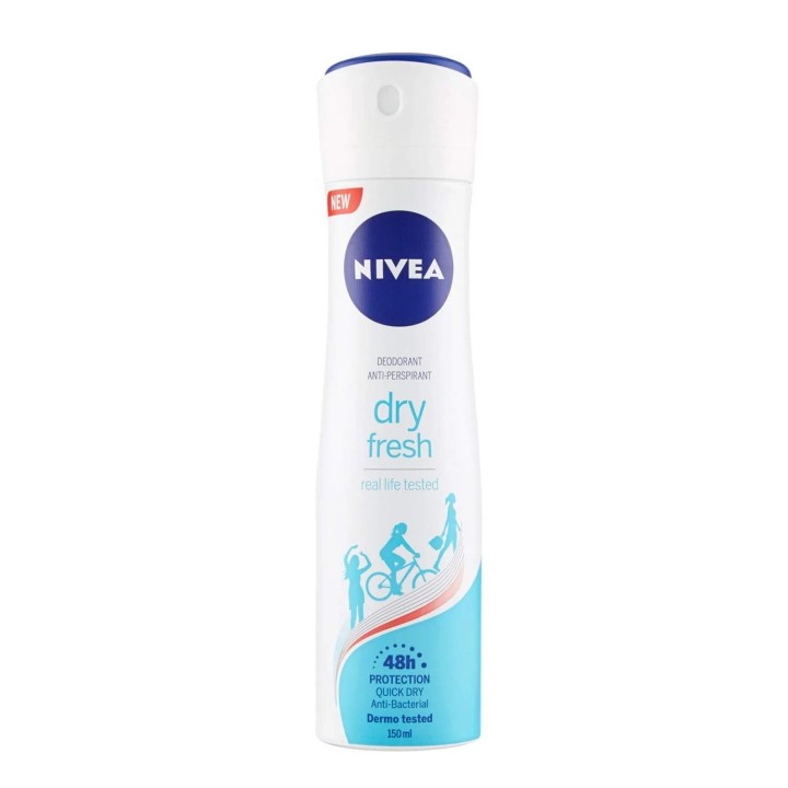 Nivea Dry Fresh Desodorante 150ml Spray - unisex - Teknashop Ltd