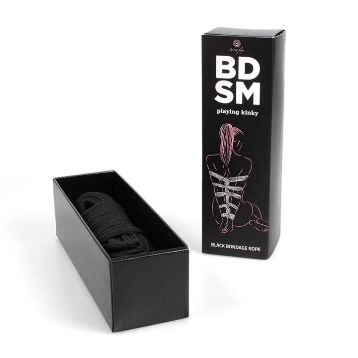 Bondage Rope 10 m Black - F6247 - Teknashop Ltd