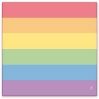 Set of 20 Napkins with the LGBT+ Colors - 8412345046339 - Teknashop Ltd
