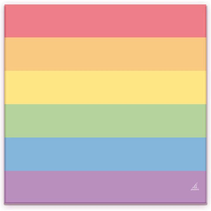 Set of 20 Napkins with the LGBT+ Colors - 8412345046339 - Teknashop Ltd