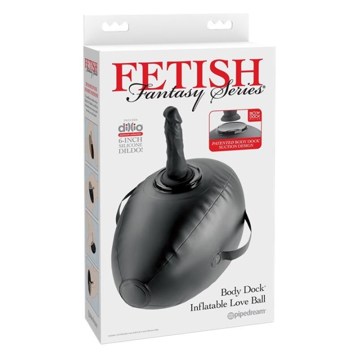 Inflatable Love Ball with Dildo Body Dock - PD-4472-23 - Teknashop Ltd