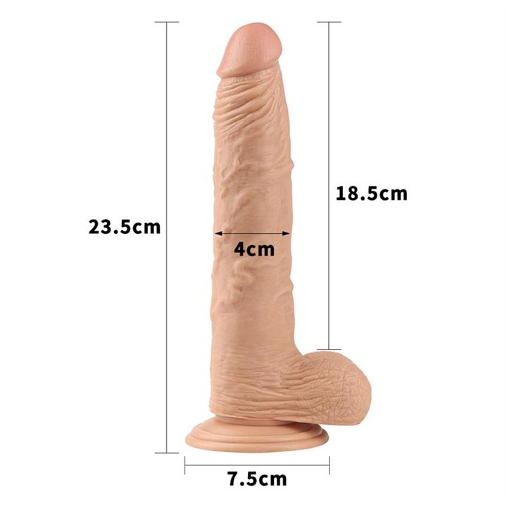 Dildo Real Extreme 9.5 Flesh - LO-350042 - Teknashop Ltd