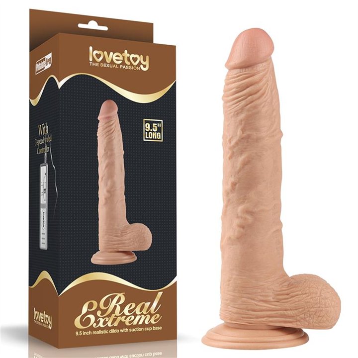 Dildo Real Extreme 9.5 Flesh - LO-350042 - Teknashop Ltd