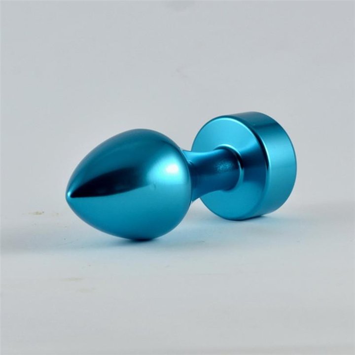 Butt Plug Blue Rosebud with Jewel - LO-RO-L002 - Teknashop Ltd