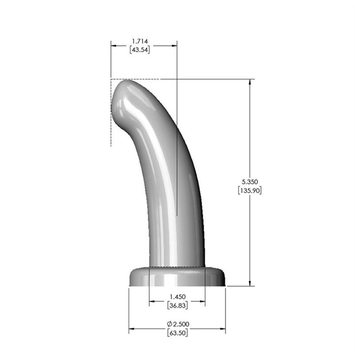 Herspot Dildo Golden Rose Size - 810476010591 - Teknashop Ltd