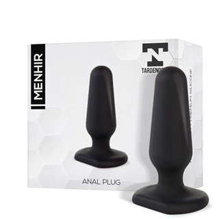 Menhir Anal Plug Silicone Black - T-136 - Teknashop Ltd
