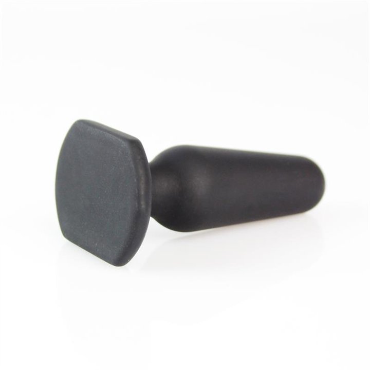 Menhir Anal Plug Silicone Black - T-136 - Teknashop Ltd