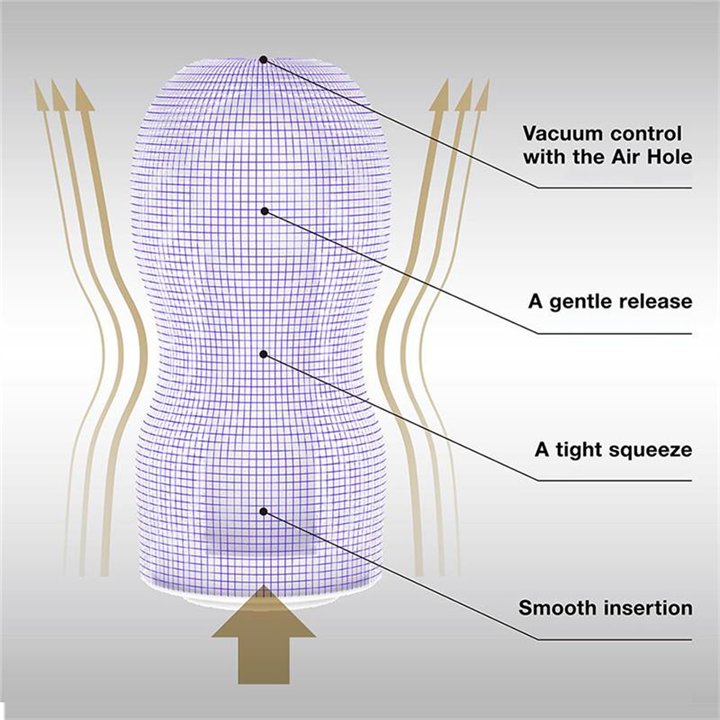 Masturbator Premium Tenga Original Vacuum Cup Strong - 4570030974986 - Teknashop Ltd