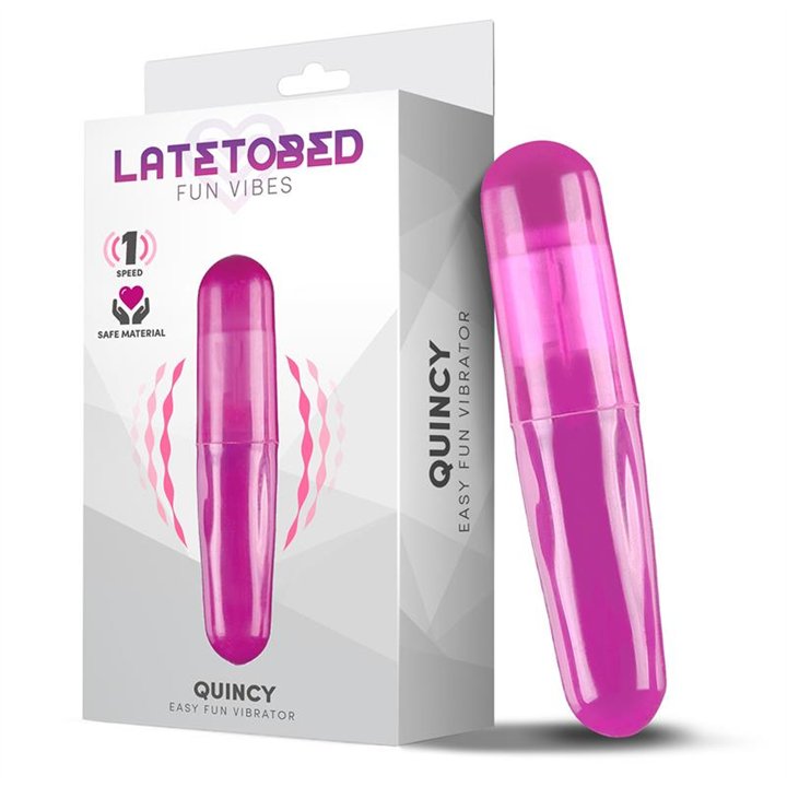 Quincy Easy Fun Vibrating Bullet Purple - LT-696 - Teknashop Ltd