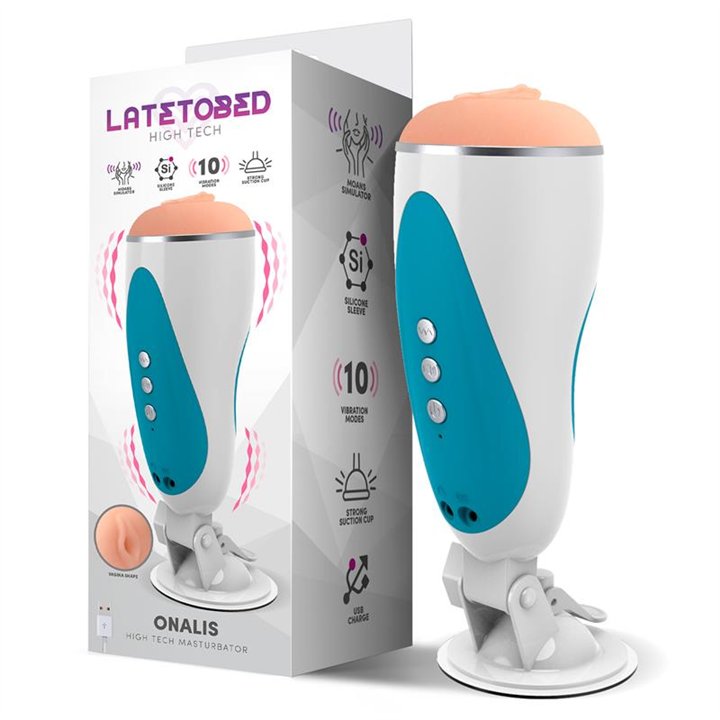 Onalis High Tech Masturbator Moan and Vibrator System USB - LT-689 - Teknashop Ltd