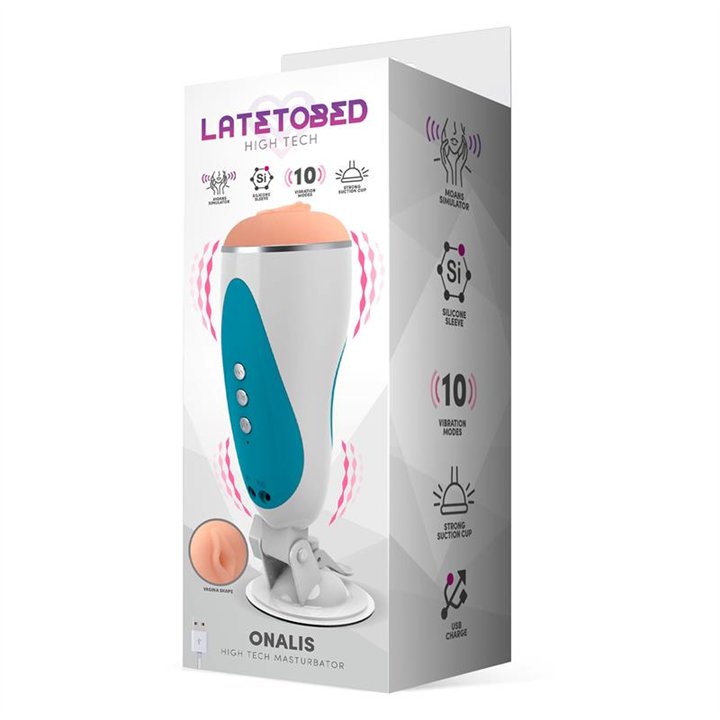 Onalis High Tech Masturbator Moan and Vibrator System USB - LT-689 - Teknashop Ltd