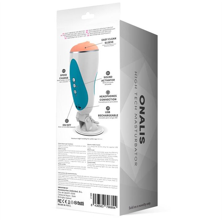 Onalis High Tech Masturbator Moan and Vibrator System USB - LT-689 - Teknashop Ltd
