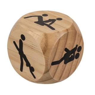 Wooden Dice Kamasutra 6 x 6 cm - 4029811446148 - Teknashop Ltd