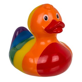 Rainbow Squeaking Duck - 4029811454938 - Teknashop Ltd