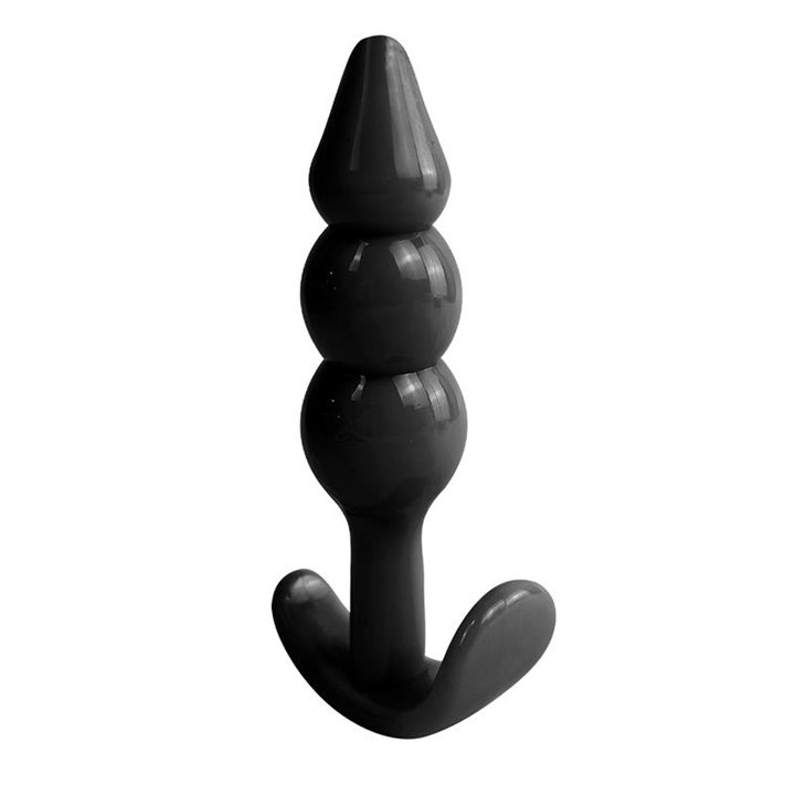 Gevil Anchor Butt Plug Black - LT-555 - Teknashop Ltd