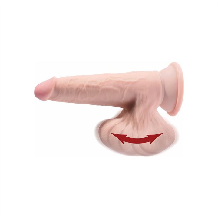 Triple Density Dildo Swinging Balls 8 - 603912766301 - Teknashop Ltd