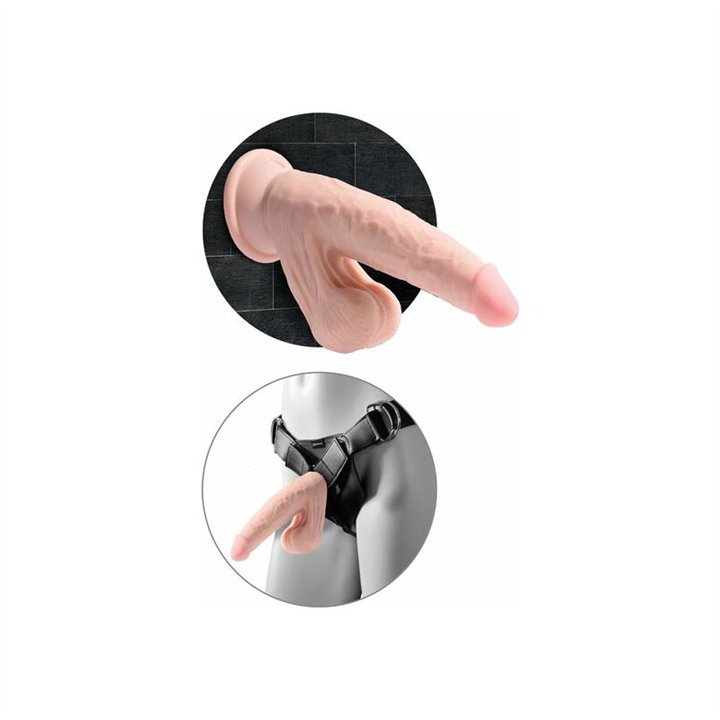 Triple Density Dildo Swinging Balls 8 - 603912766301 - Teknashop Ltd