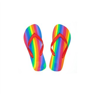 Flip-flops with LGBT + Flag Size 40-41 - 8412345035050 - Teknashop Ltd