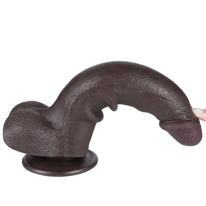 Sliding Skin Dual Layer Dildo 8.5 - LO-LV317408 - Teknashop Ltd