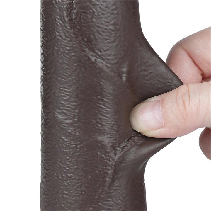 Sliding Skin Dual Layer Dildo 8.5 - LO-LV317408 - Teknashop Ltd
