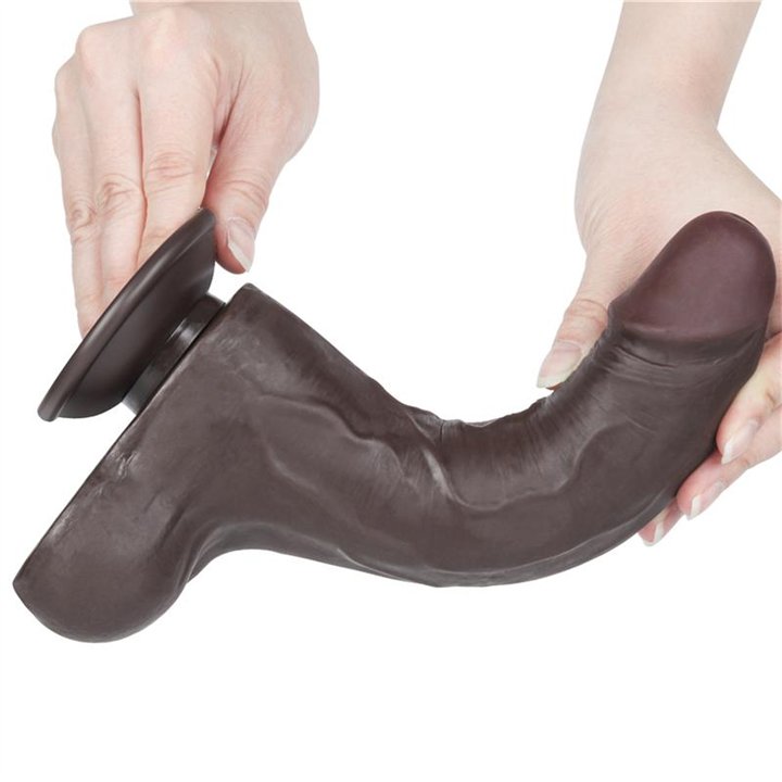 Sliding Skin Dual Layer Dildo 8.5 - LO-LV317409 - Teknashop Ltd