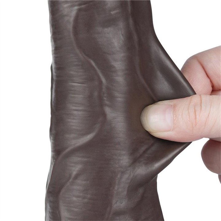 Sliding Skin Dual Layer Dildo 8.5 - LO-LV317409 - Teknashop Ltd