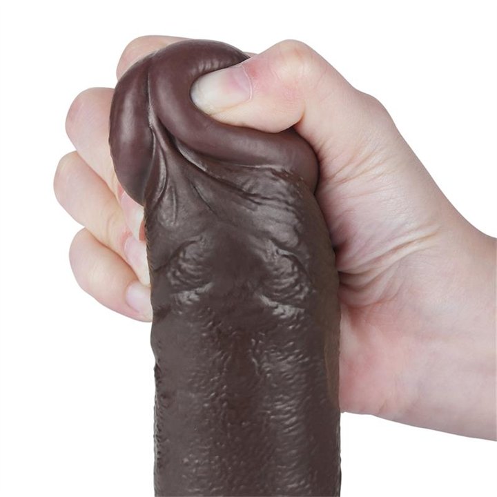 Sliding Skin Dual Layer Dildo 9.5 - LO-LV317411 - Teknashop Ltd