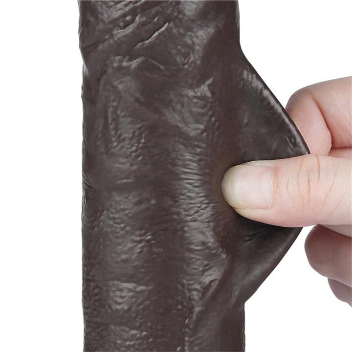 Sliding Skin Dual Layer Dildo 9.5 - LO-LV317411 - Teknashop Ltd