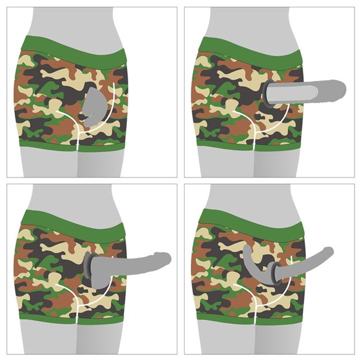 Camo Strapon Shorts 28-32 - LO-LV715051A - Teknashop Ltd