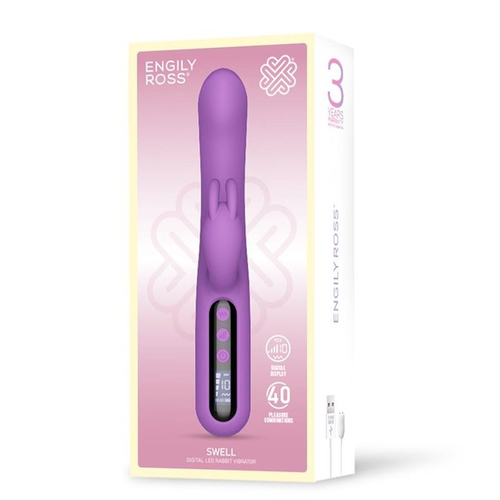 Swell Vibrador con Pantalla Digital Súper Potente 23.2 cm - ER79166 - Teknashop Ltd
