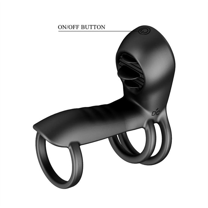 Jammy Triple Vibrating Penis Ring USB - BI-040135 - Teknashop Ltd