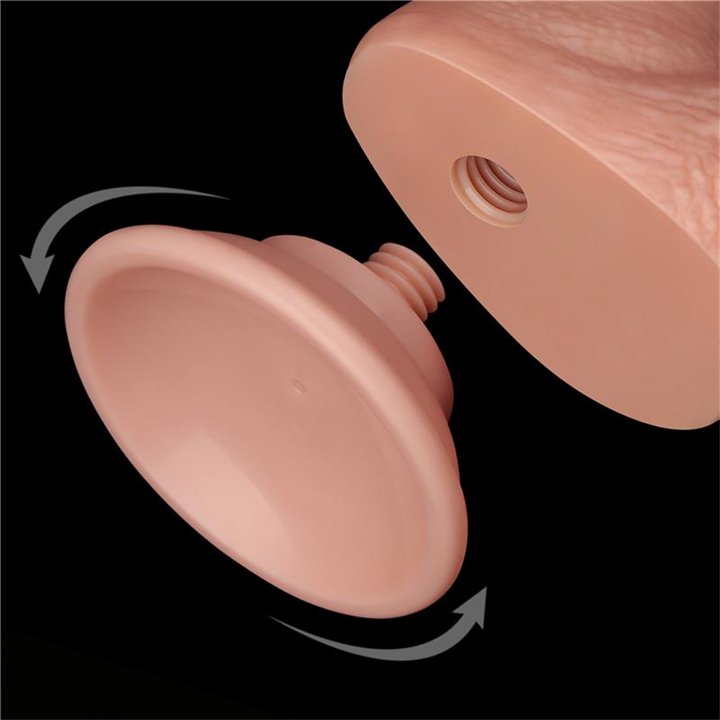 Sliding Skin Dual Layer Dildo 7.5 - LO-LV317202 - Teknashop Ltd