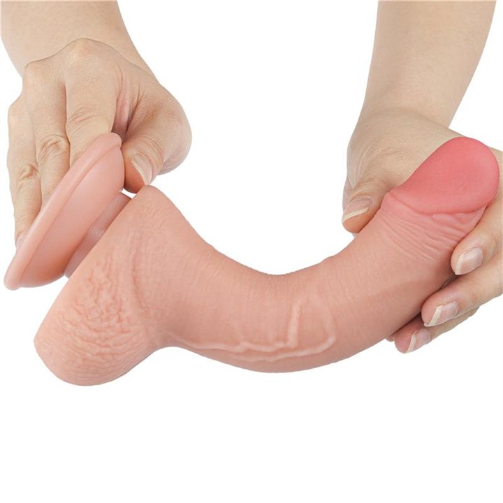 Sliding Skin Dual Layer Dildo 7.5 - LO-LV317202 - Teknashop Ltd