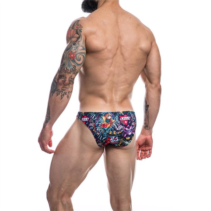 Low Rise Bikini Brief Provocative Tattoo - 3760294775387 - Teknashop Ltd